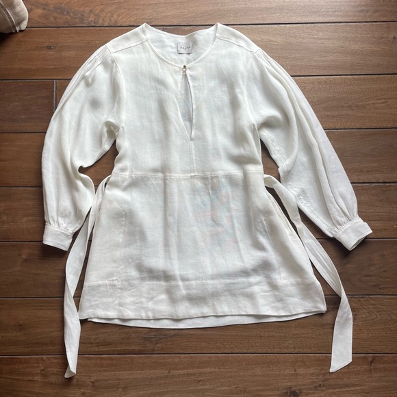 Le Kasha Linen Mini Dress - Picture 5 of 9